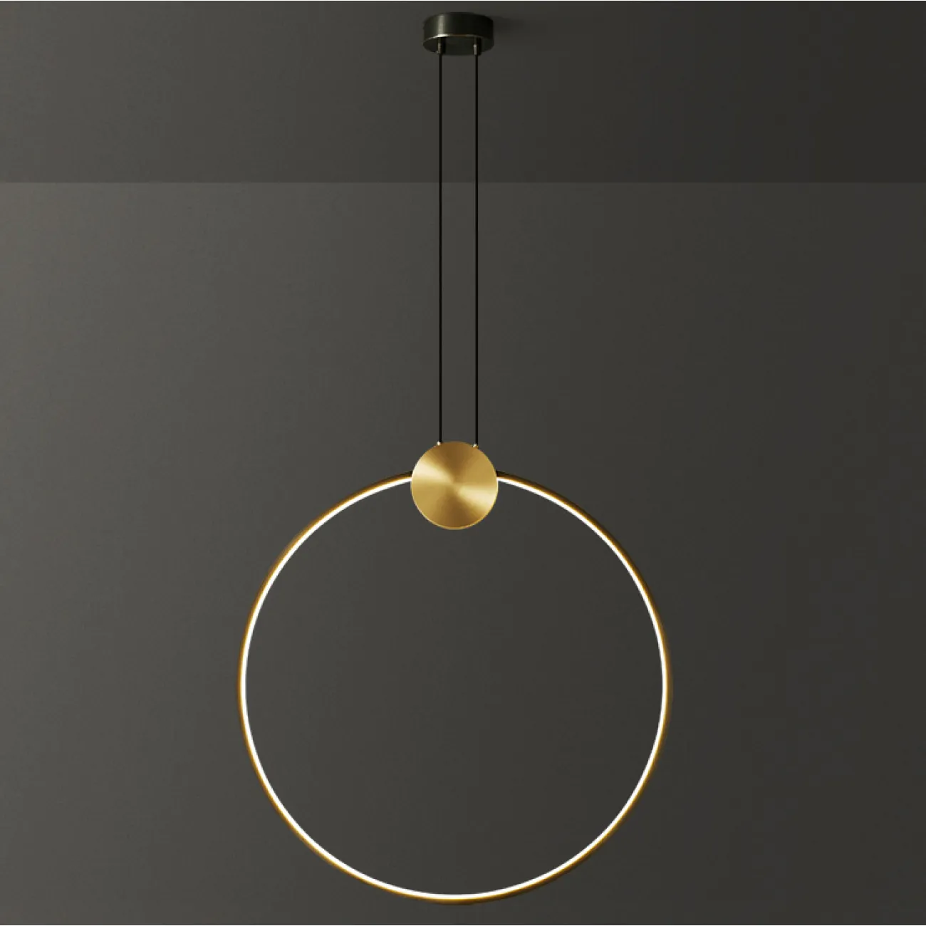 Подвесной светильник WOLKE D20 Brass от ImperiumLoft