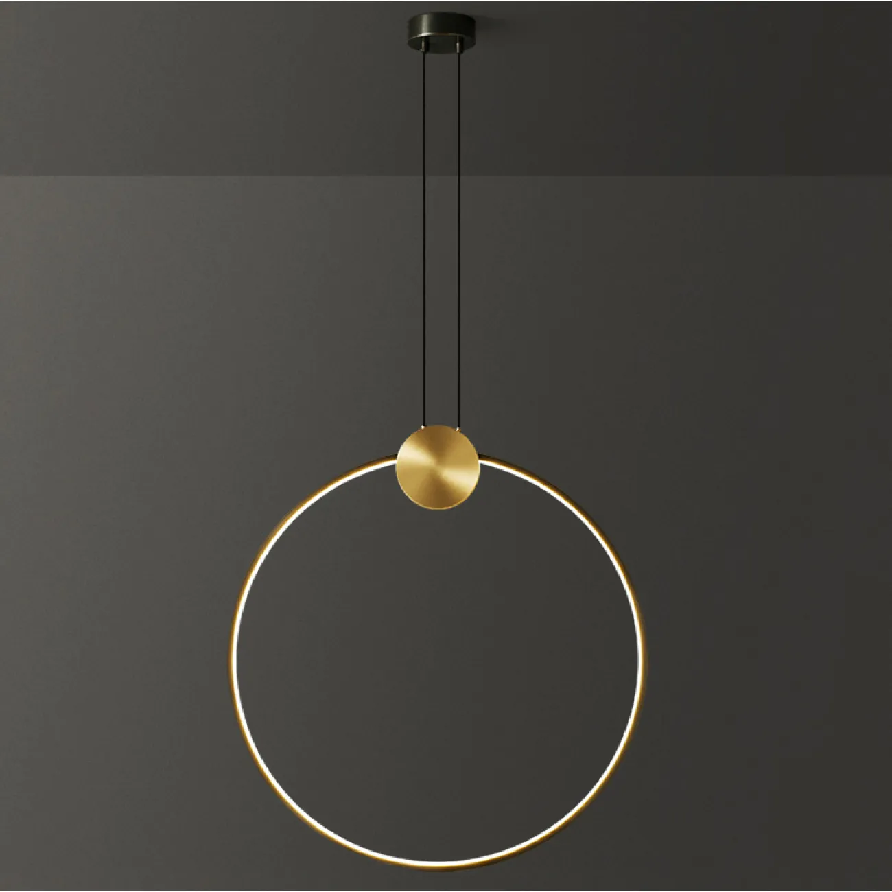 Подвесной светильник WOLKE D20 Brass от ImperiumLoft