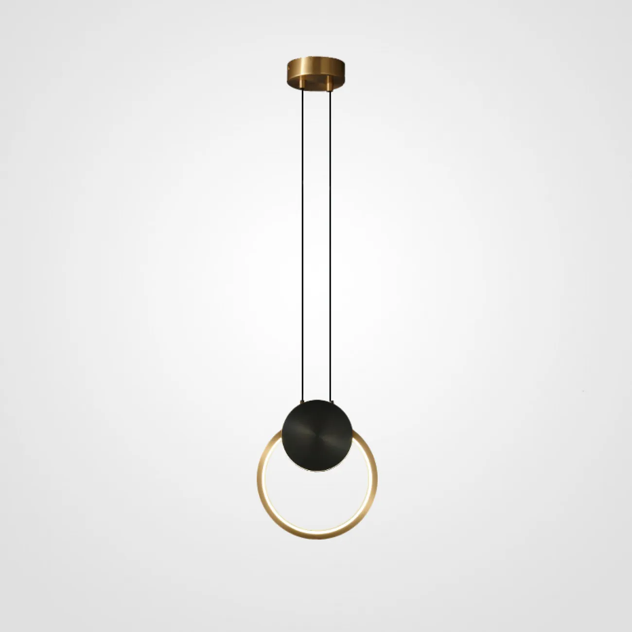 Подвесной светильник WOLKE D20 Black от ImperiumLoft