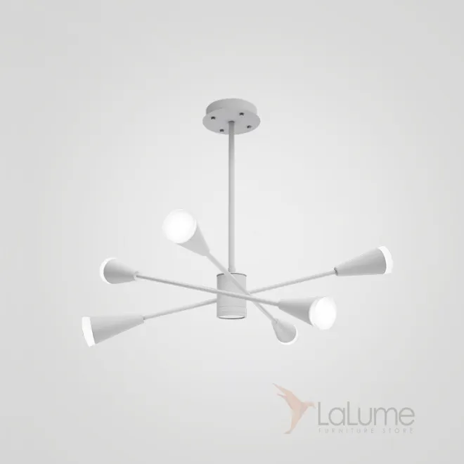 Подвесная люстра MILTON 6 Белый от ImperiumLoft