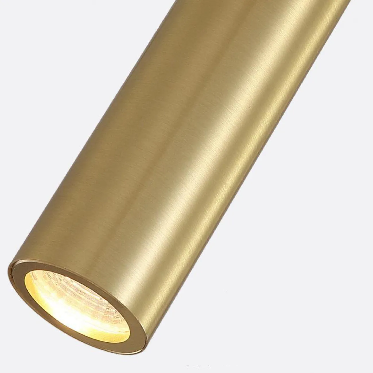 Встроенный потолочный точечный светильник с поворотным плафоном LINO C H26 Brass 7W