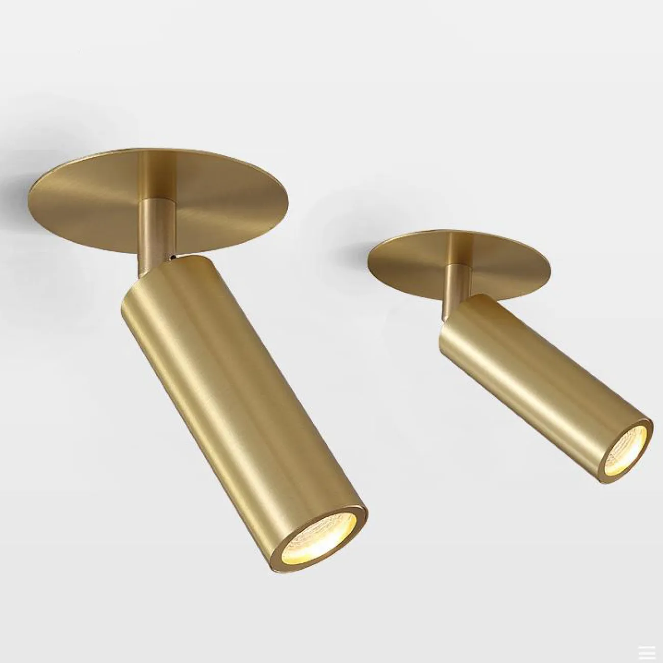 Встроенный потолочный точечный светильник с поворотным плафоном LINO C H16 Black 5W