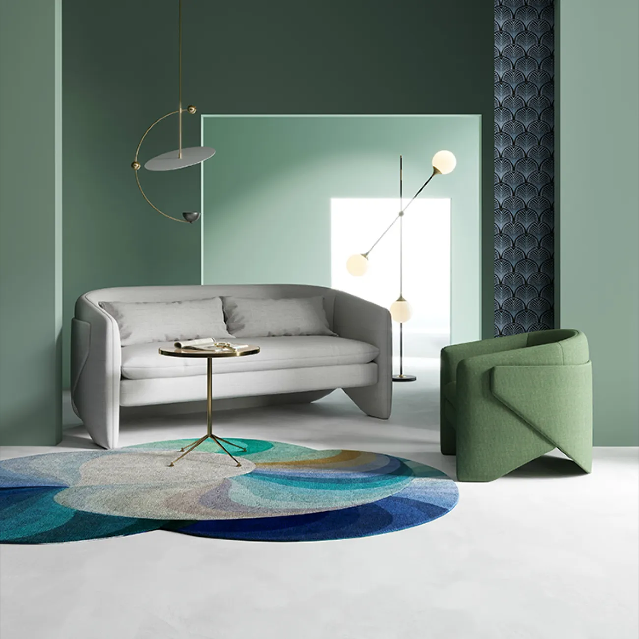 Дизайнерский диван LaLume-DV00138