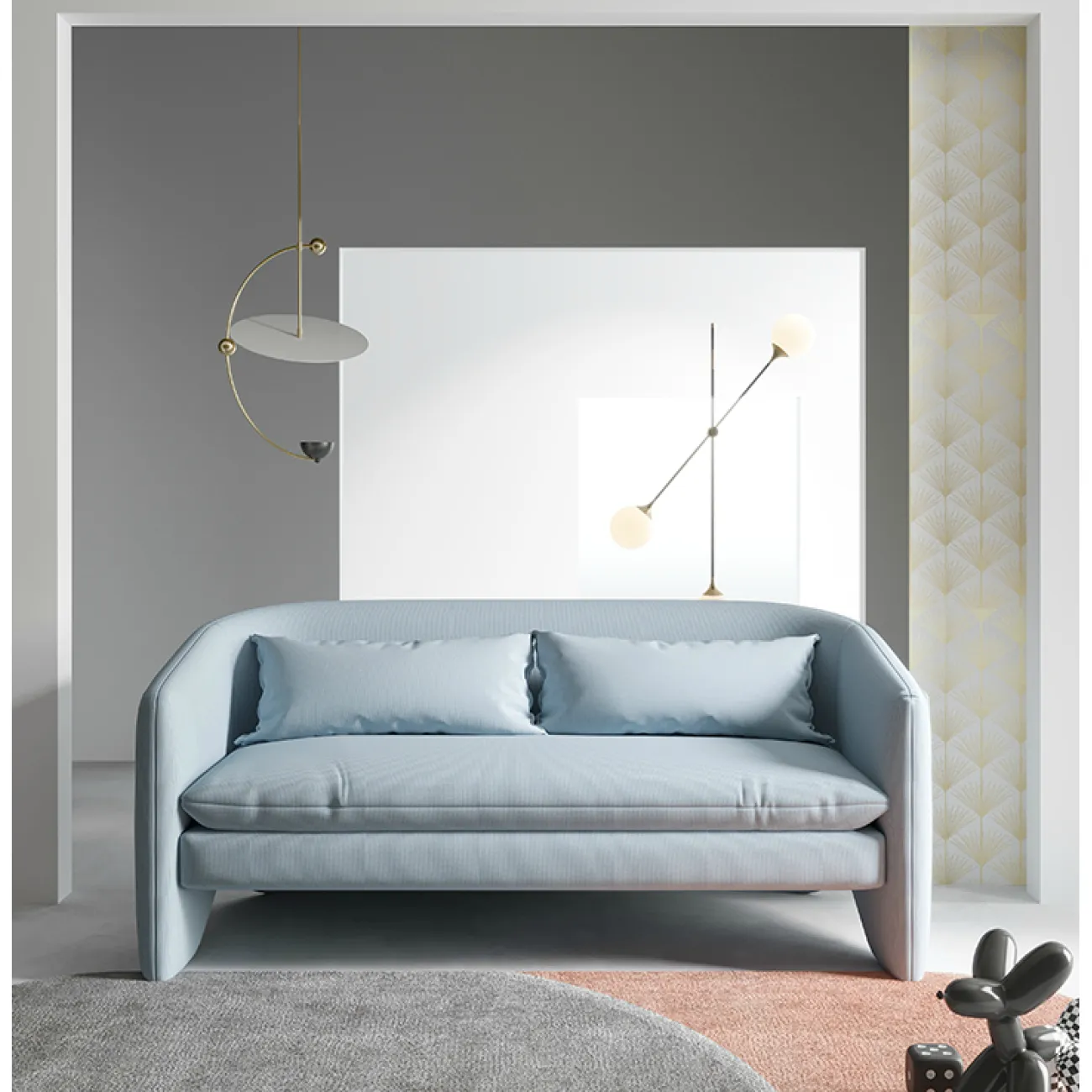 Дизайнерский диван LaLume-DV00138