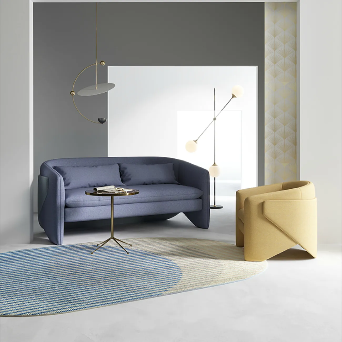 Дизайнерский диван LaLume-DV00138