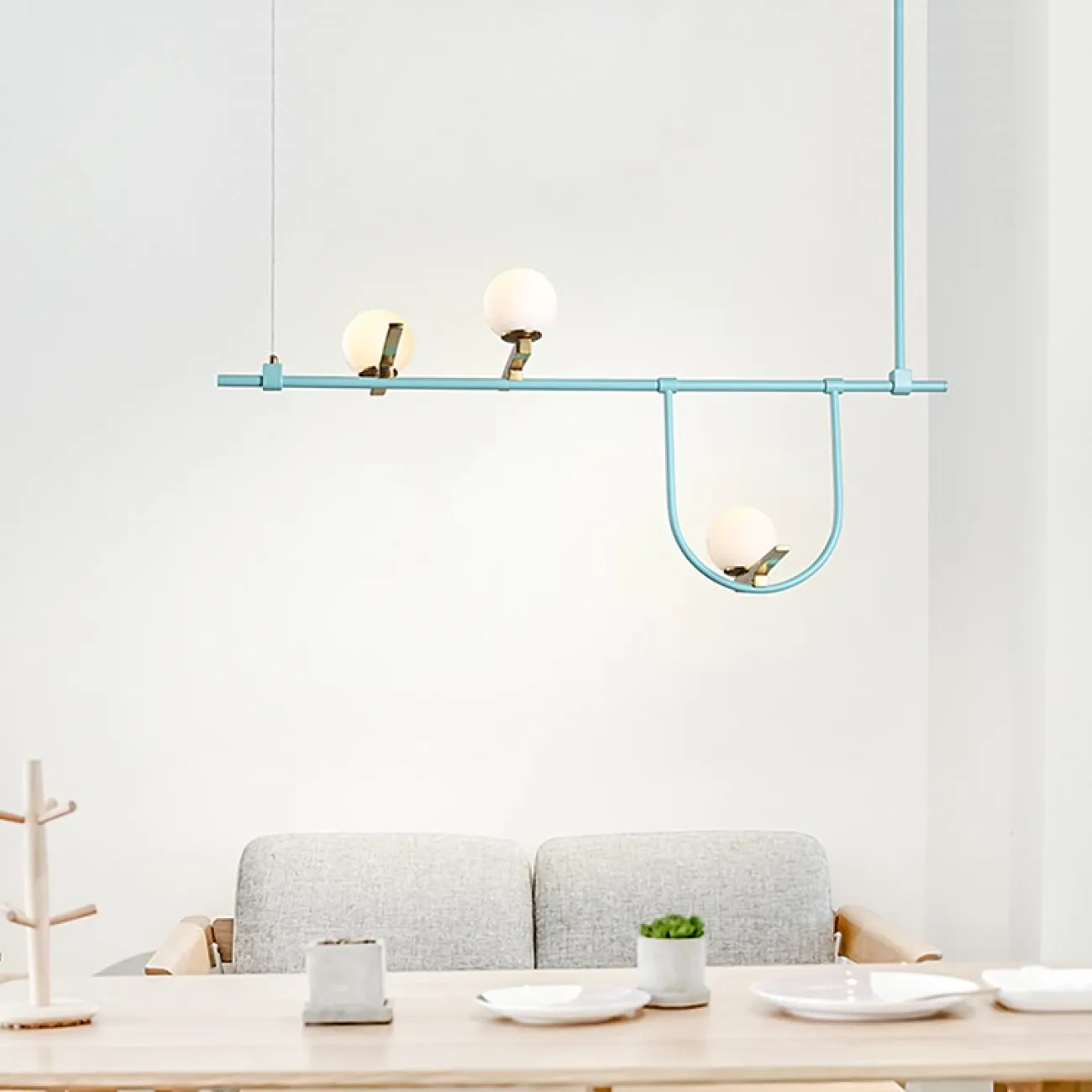 Подвесной светильник BIRD-LINE Голубой от ImperiumLoft