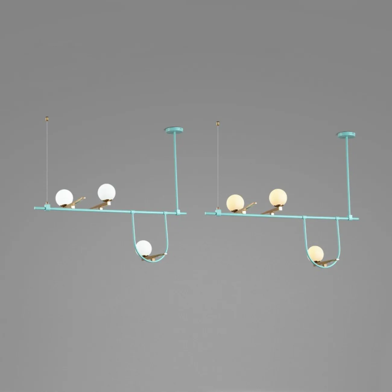 Подвесной светильник BIRD-LINE Голубой от ImperiumLoft