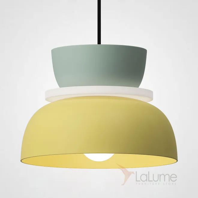 Подвесной светильник ILO D22 mint/yellow от ImperiumLoft