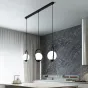 Подвесной светильник HOOP-TRIO Латунь, Эллипс S, Диск от ImperiumLoft