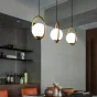 Подвесной светильник HOOP-TRIO Латунь, Эллипс S, Диск от ImperiumLoft