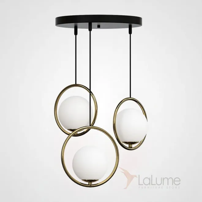 Подвесной светильник HOOP-TRIO Латунь, Круг, Диск от ImperiumLoft Подвесной светильник HOOP-TRIO Латунь, Круг, Диск от ImperiumLoft