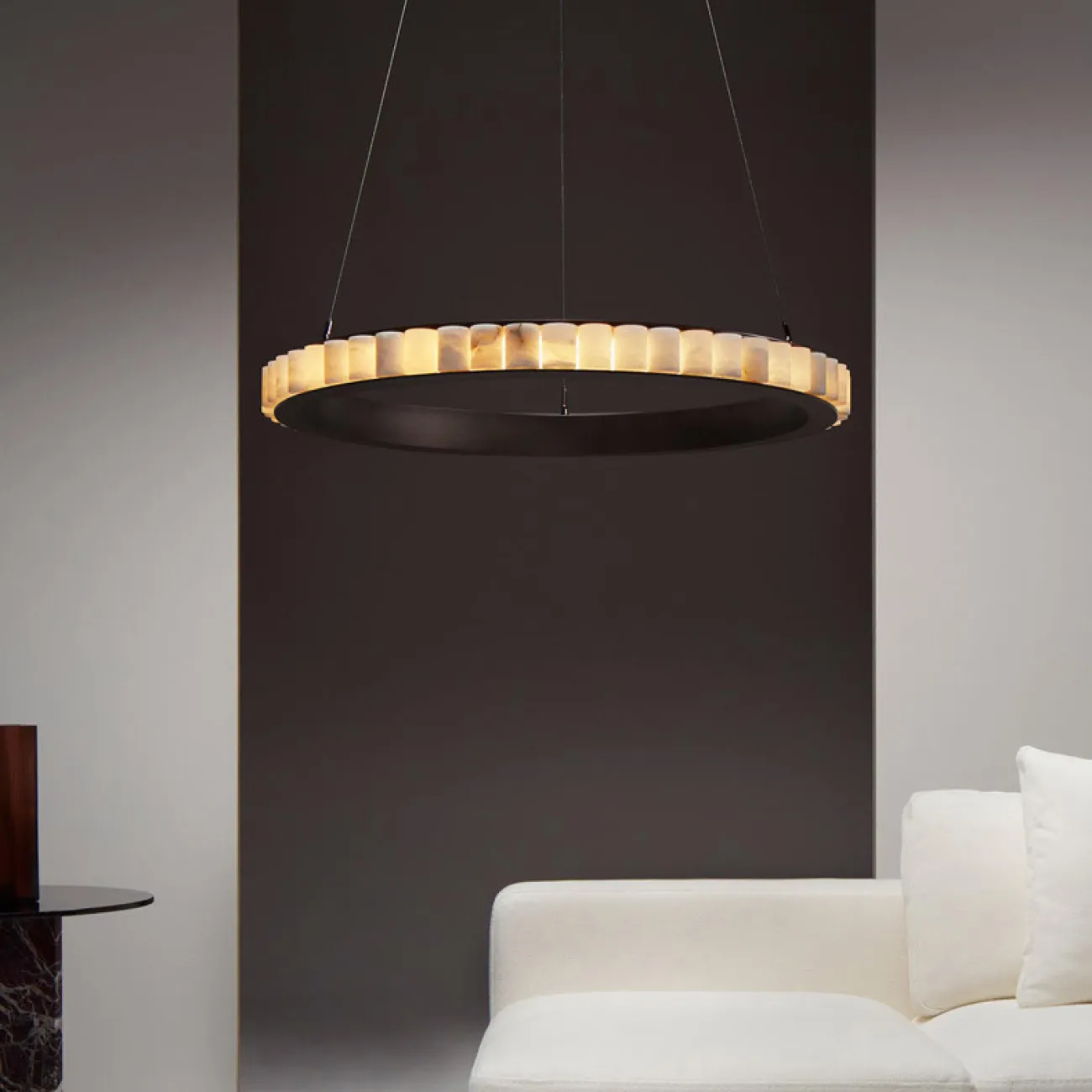 Подвесная люстра MONSINE D100 Brass от ImperiumLoft