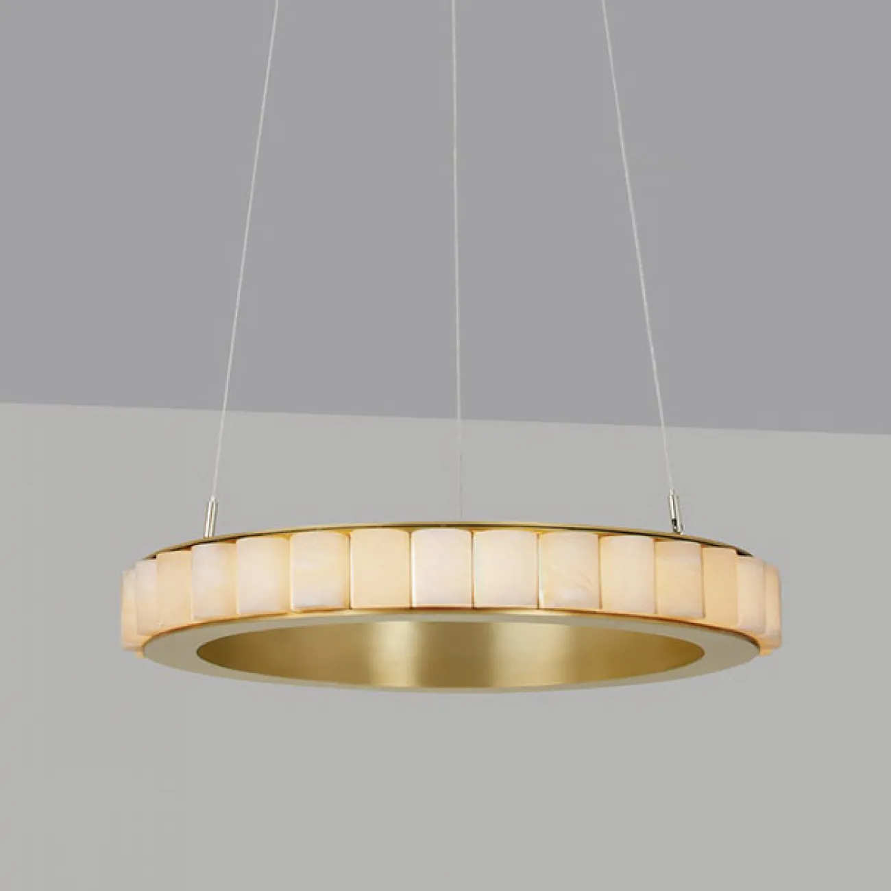 Подвесная люстра MONSINE D80 Brass от ImperiumLoft