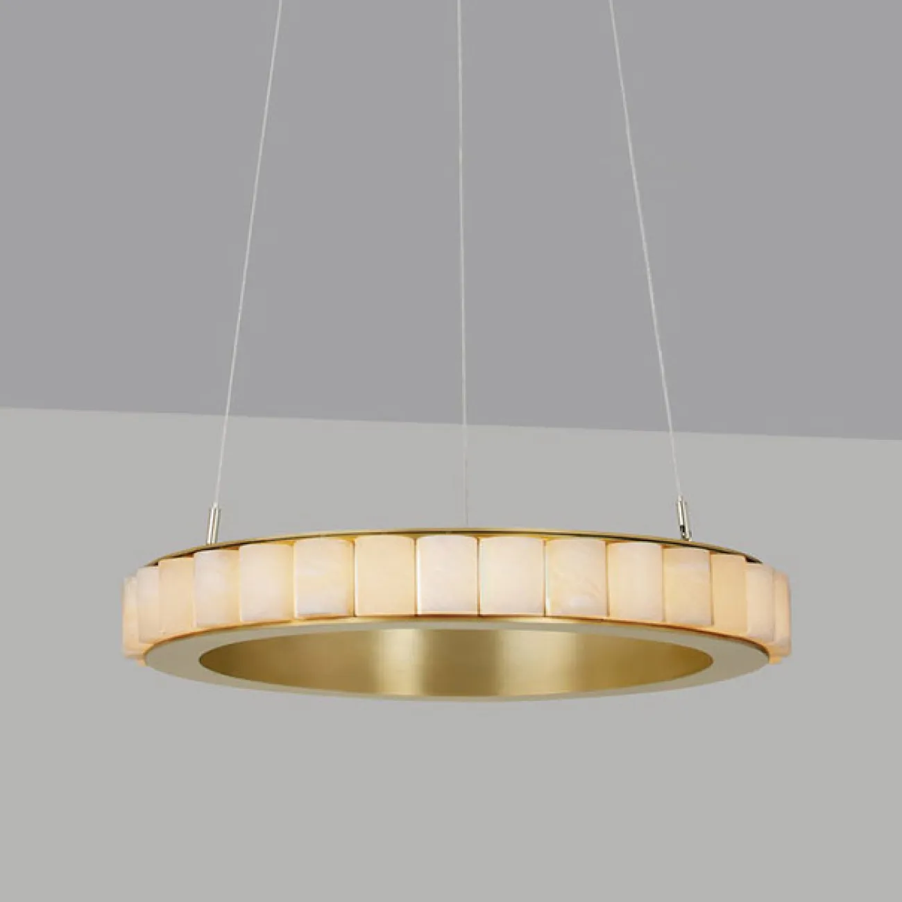 Подвесная люстра MONSINE D100 Brass от ImperiumLoft