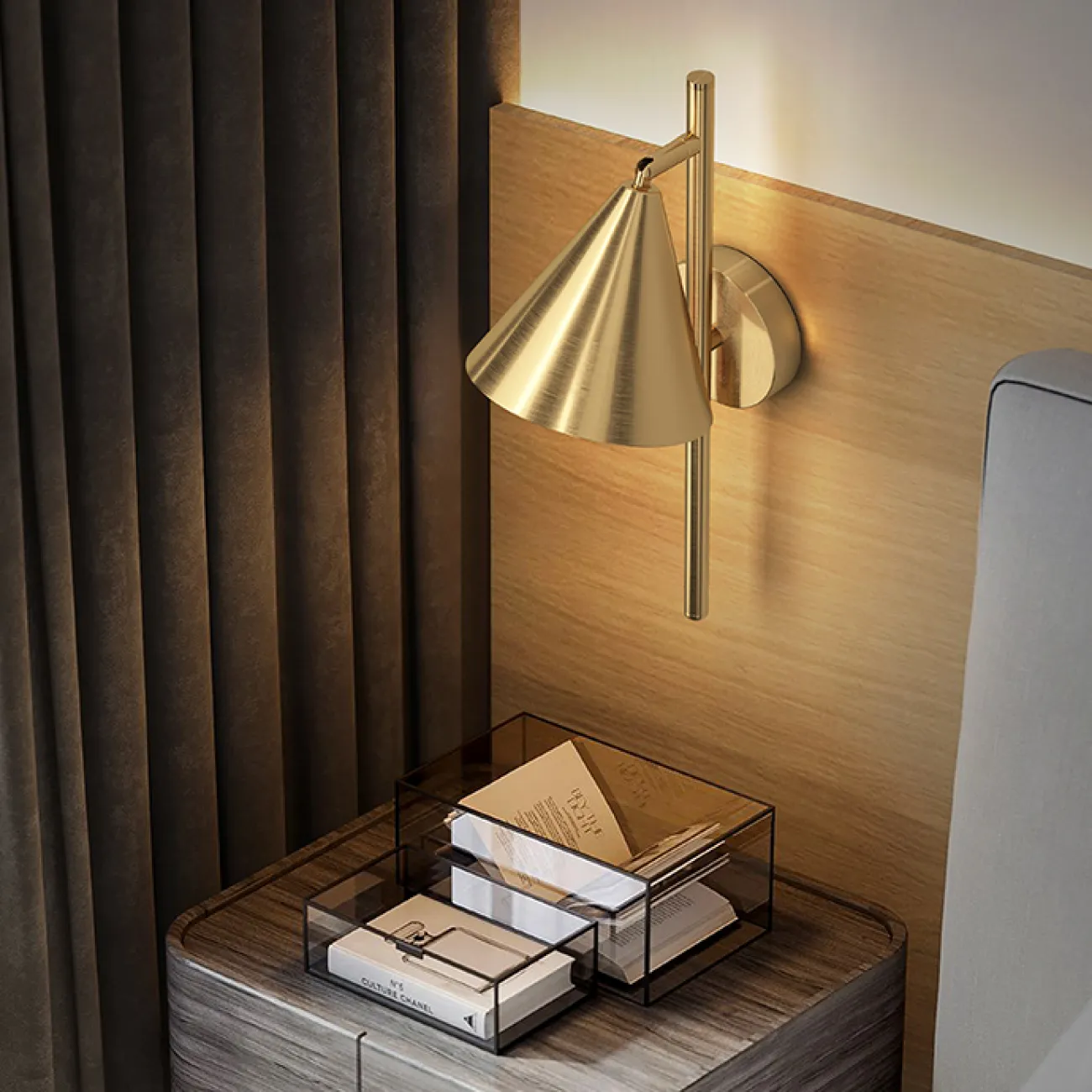 Настенный светильник RIGEL WALL Black от ImperiumLoft