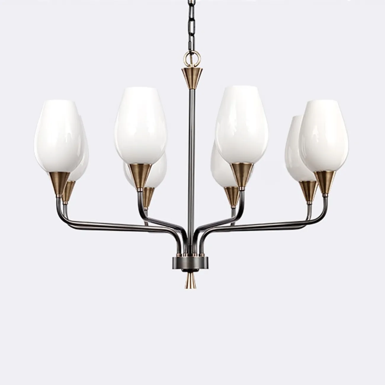 Подвесная люстра VIOLA MILK 8 от ImperiumLoft Подвесная люстра VIOLA MILK 8 от ImperiumLoft