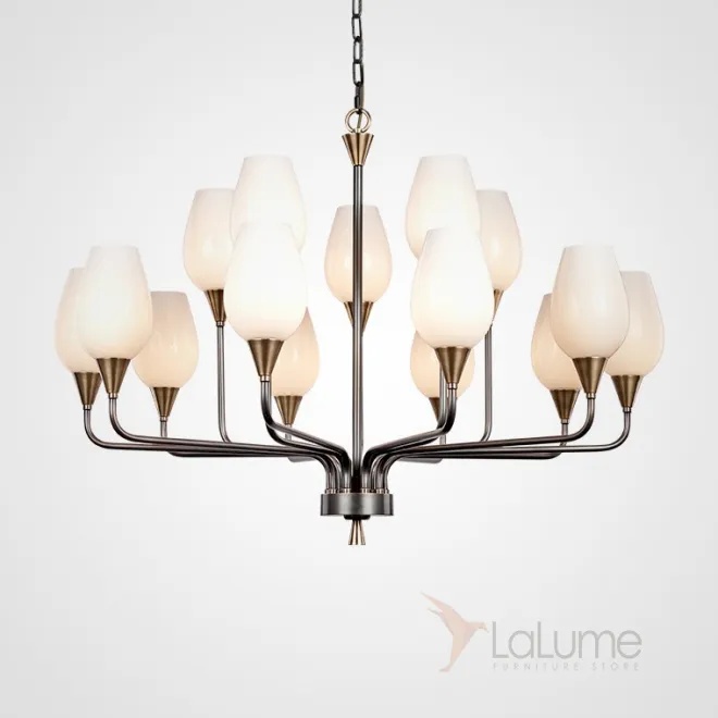 Подвесная люстра VIOLA MILK 15 от ImperiumLoft