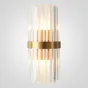 Бра Odeon Clear Glass Gold metal Wall Lamp от ImperiumLoft