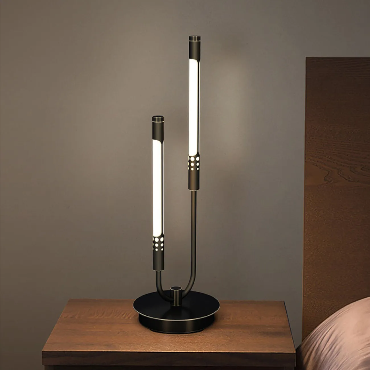 Настольная лампа VALA TAB Brass черный от ImperiumLoft