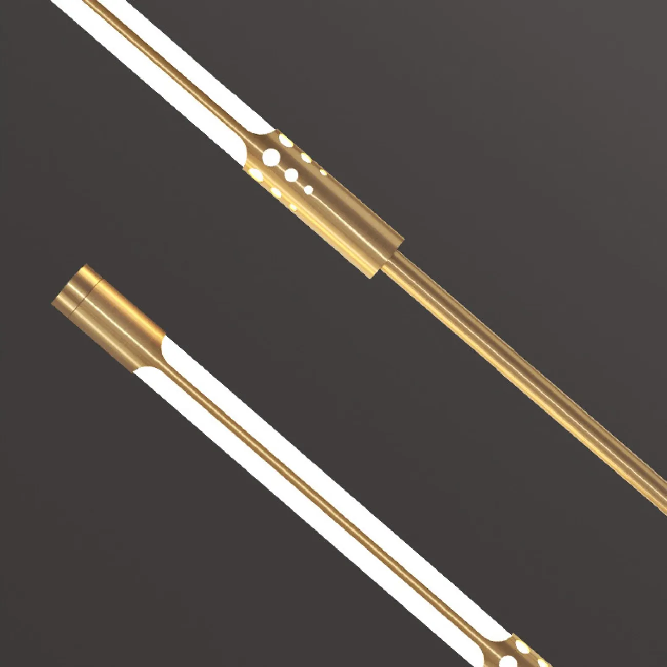 Настольная лампа VALA TAB Brass черный от ImperiumLoft