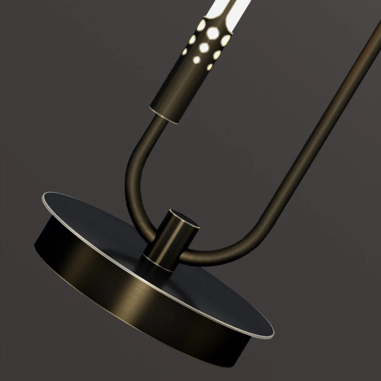 Настольная лампа VALA TAB Brass черный от ImperiumLoft