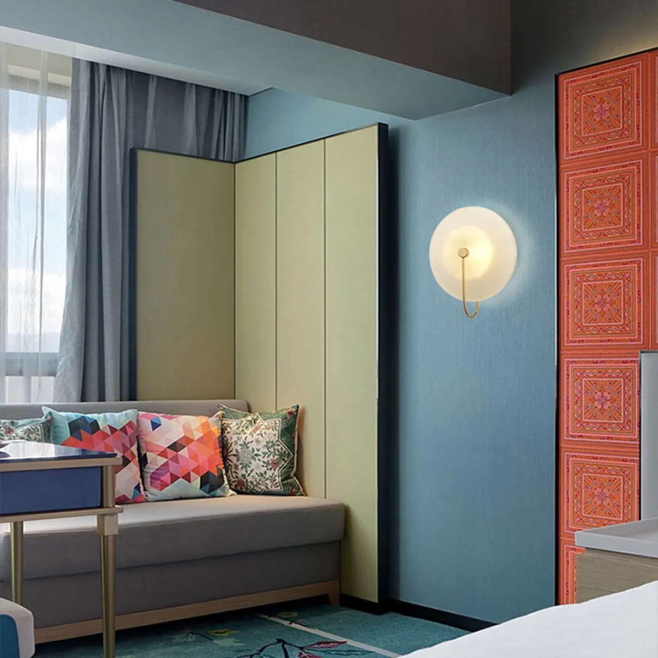 Настенный светильник EMMEN Золотой от ImperiumLoft