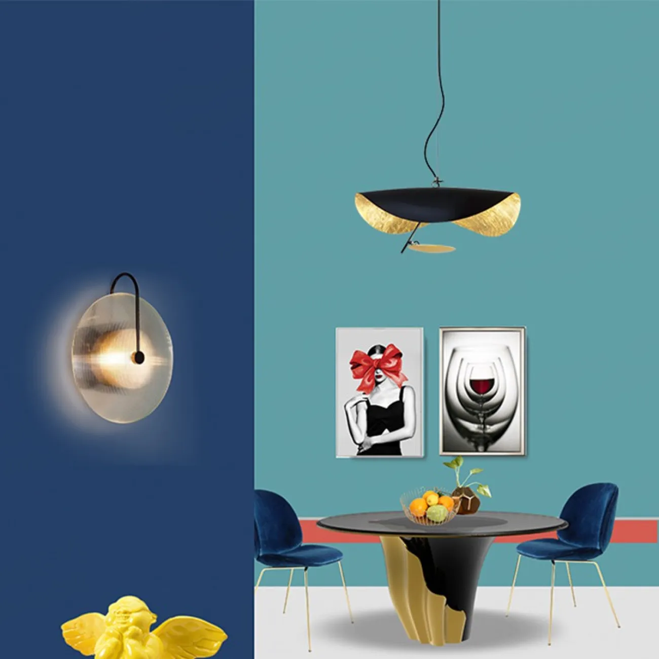 Настенный светильник EMMEN Золотой от ImperiumLoft