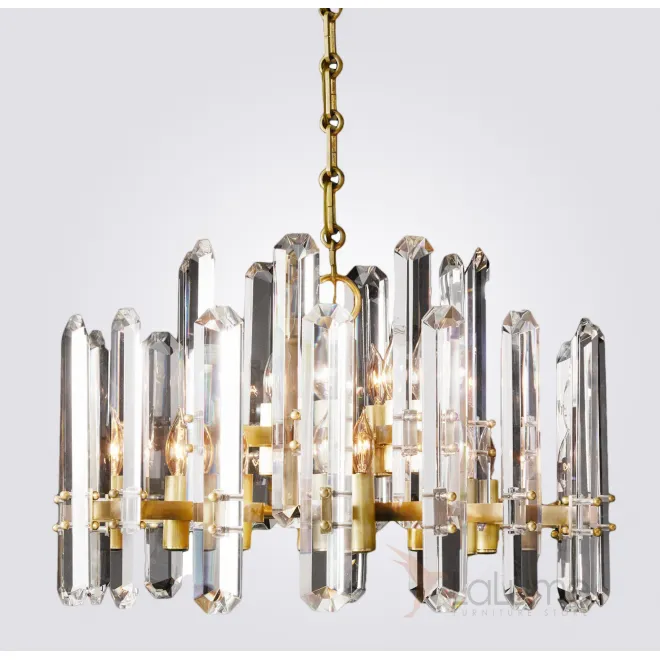 Люстра RH BONNINGTON Chandelier brass D800