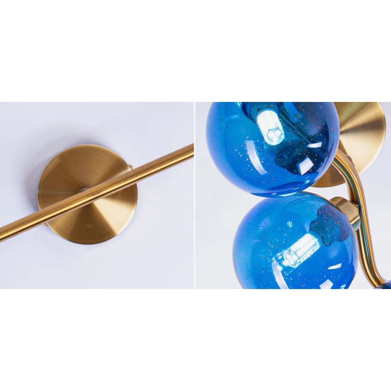 Бра Lindsey Adelman Cherry FLUSH MOUNT Wall Lamp blue