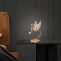 Серия настольных светодиодных ламп с плафонами в виде лебедей со светящимися крыльями BIRDIE TAB B Gold