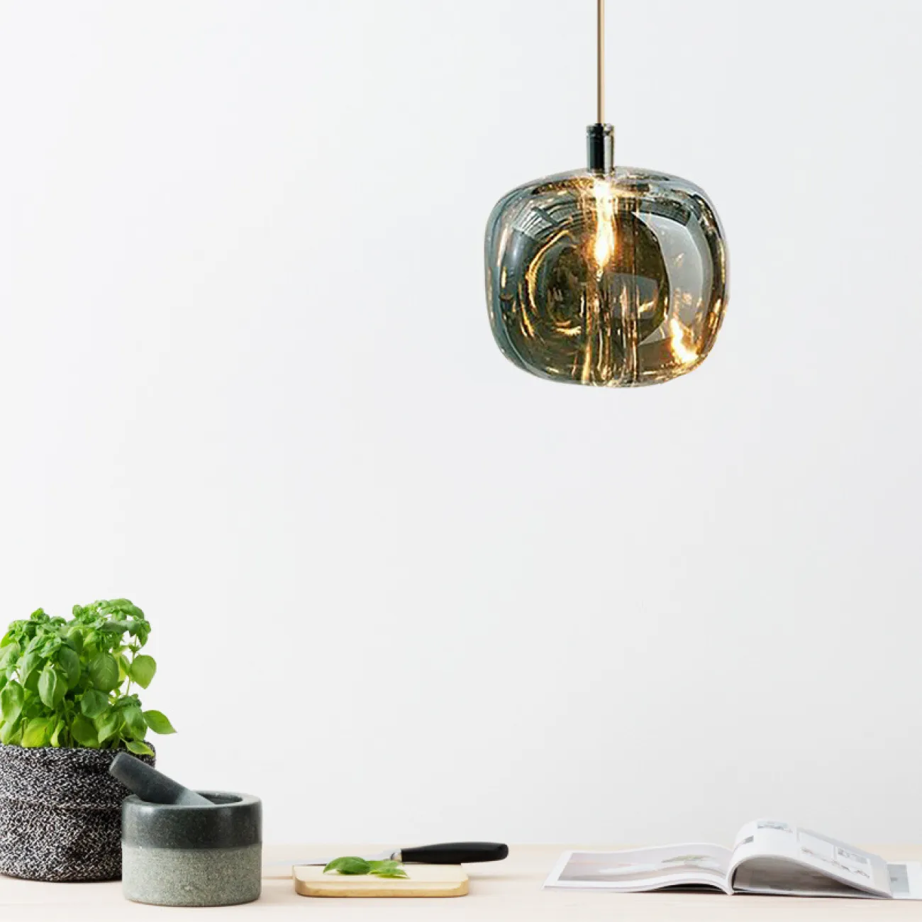 Подвесной светильник ROBIN smoky от ImperiumLoft