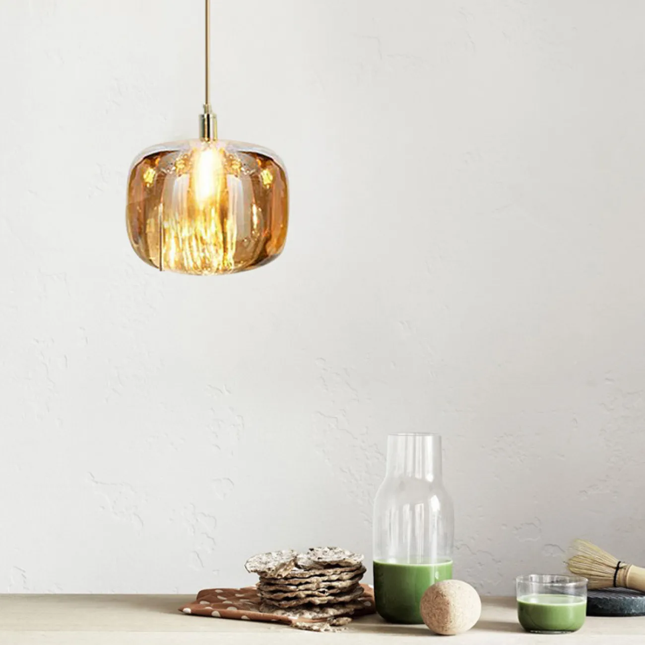 Подвесной светильник ROBIN smoky от ImperiumLoft