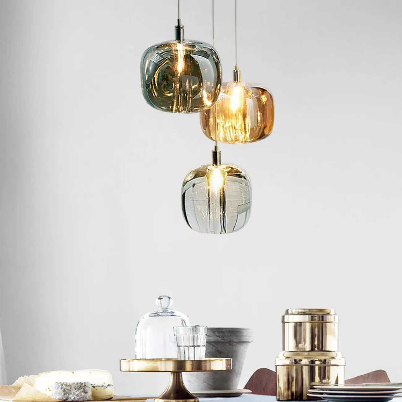 Подвесной светильник ROBIN smoky от ImperiumLoft