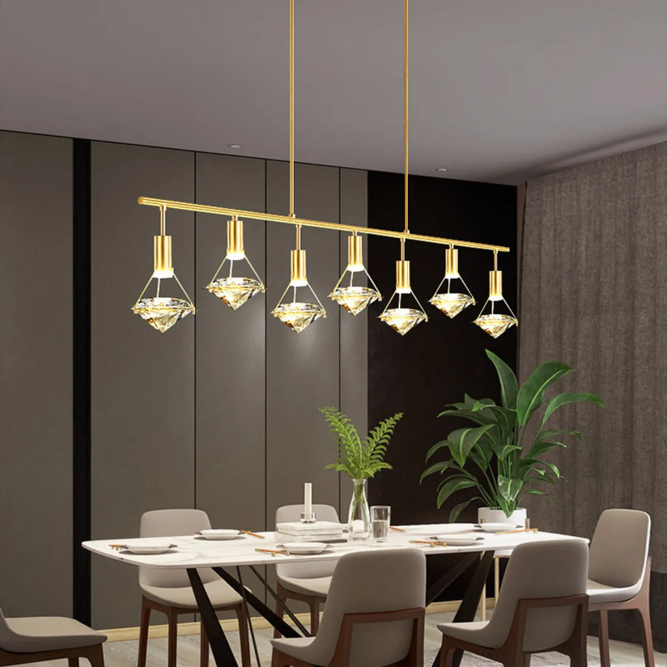 Потолочный светильник GLASGOW LONG L5 от ImperiumLoft