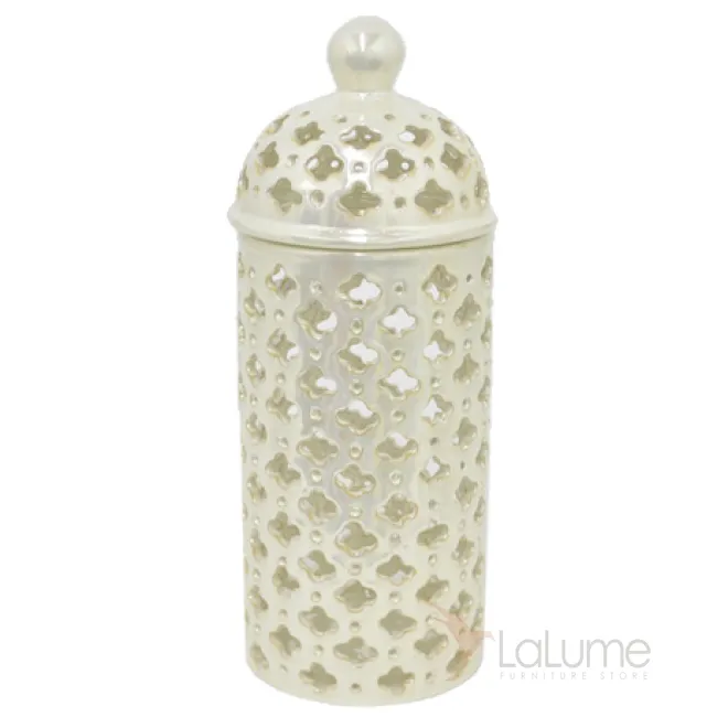 Ваза c крышкой Pearl Carving от LaLume