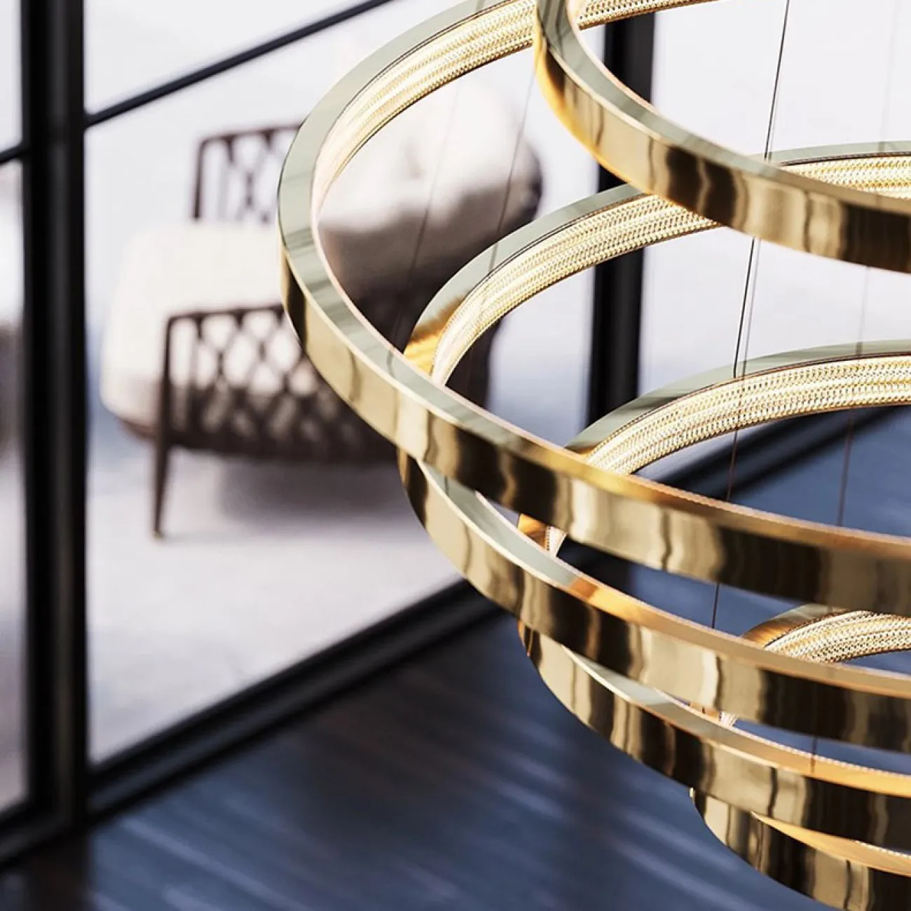 Подвесная люстра ABEL A D80 от ImperiumLoft