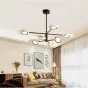 Люстра на штанге INGEL D110 8 lamps White от ImperiumLoft