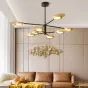 Люстра на штанге INGEL D110 8 lamps White от ImperiumLoft