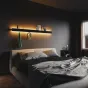 Многофункциональная световая полка с LED-подсветкой по контуру прямоугольного каркаса из металла OLANDA L150 4000К