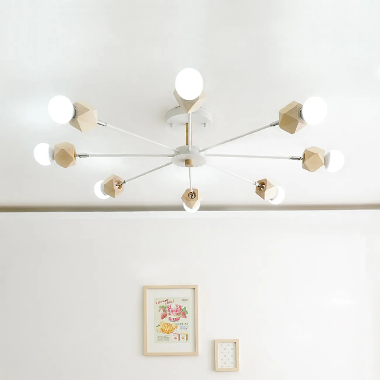 Люстра на штанге JX D78 White от ImperiumLoft