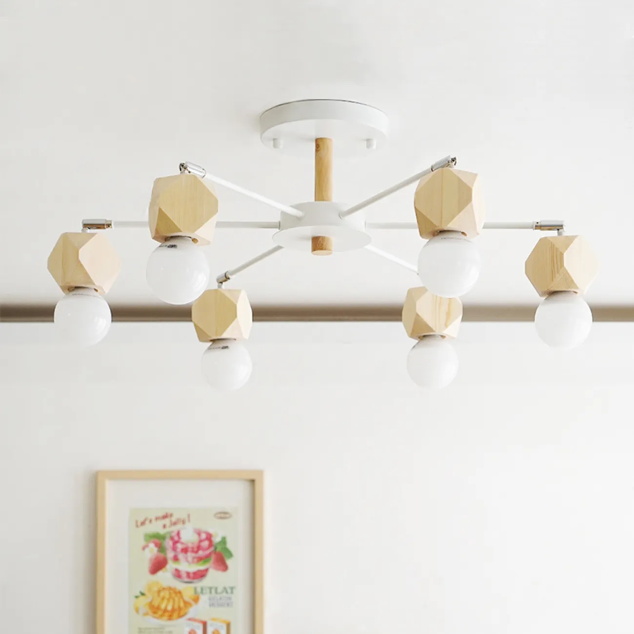 Люстра на штанге JX D78 White от ImperiumLoft Люстра на штанге JX D78 White от ImperiumLoft