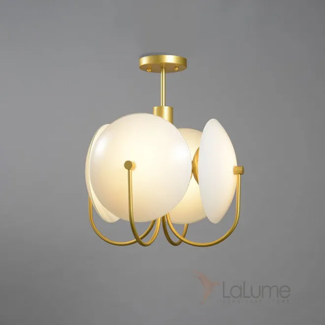 Подвесная люстра REFLEX-B Золото, Белый от ImperiumLoft