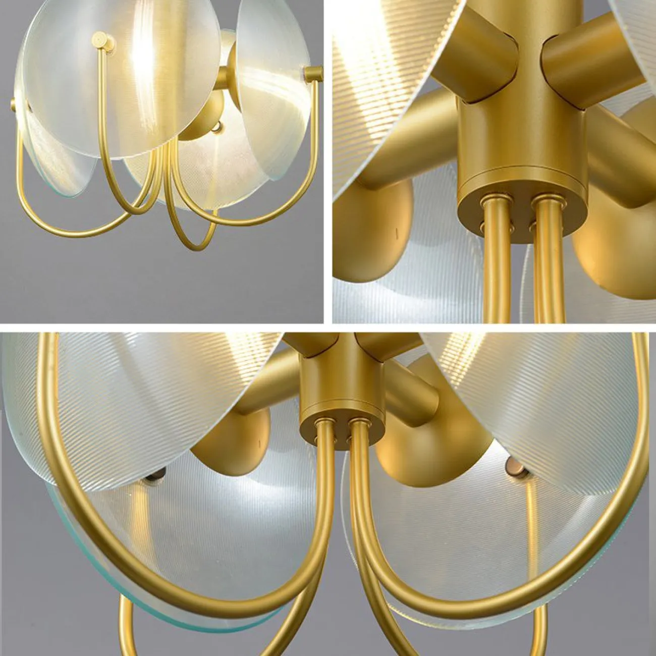 Подвесная люстра REFLEX-B Черный, Прозрачный от ImperiumLoft