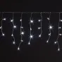 Светодиодная Гирлянда-Бахрома с Белым светом