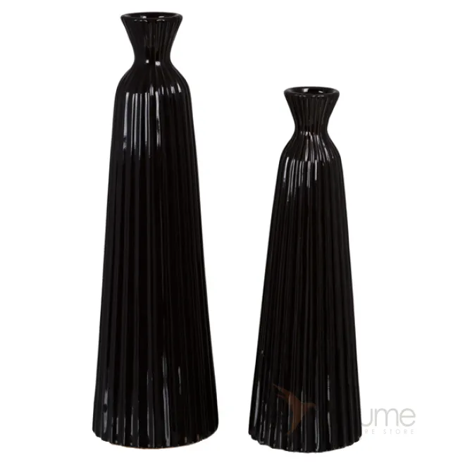 Черная Ваза one flower от LaLume