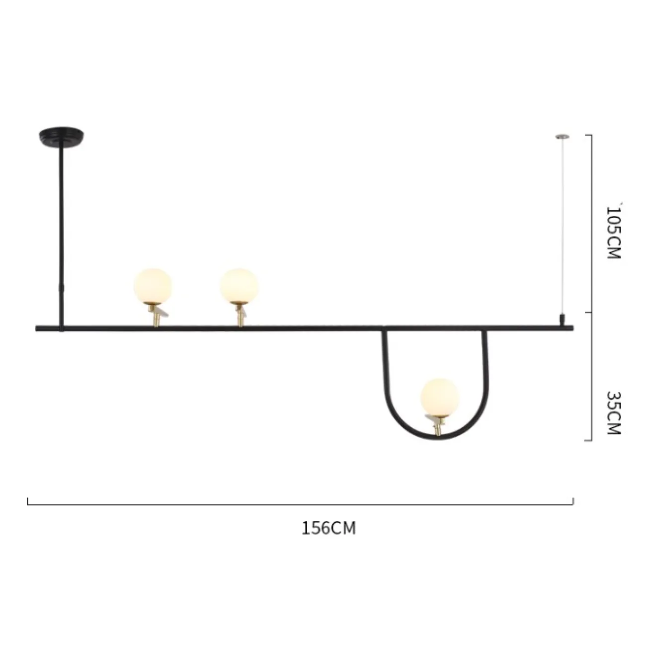 Подвесной светильник Yanzi от ImperiumLoft