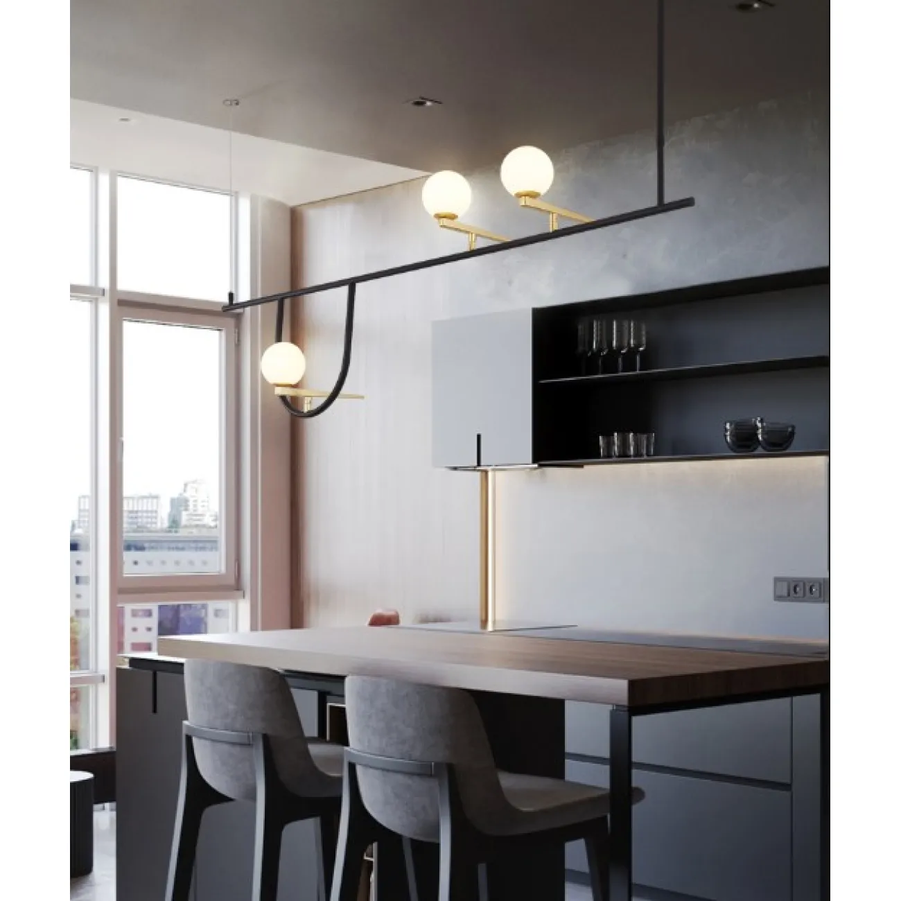 Подвесной светильник Yanzi от ImperiumLoft