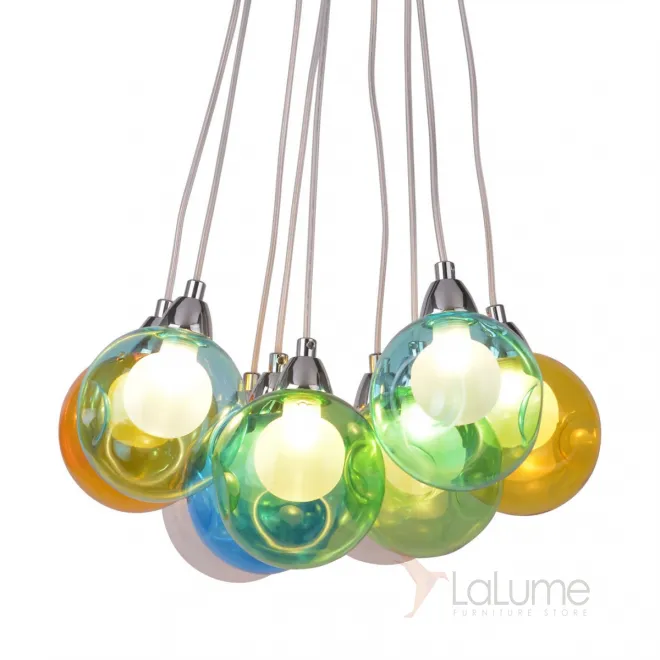 Люстра bocci 9 random pendant chandelier multi от LaLume