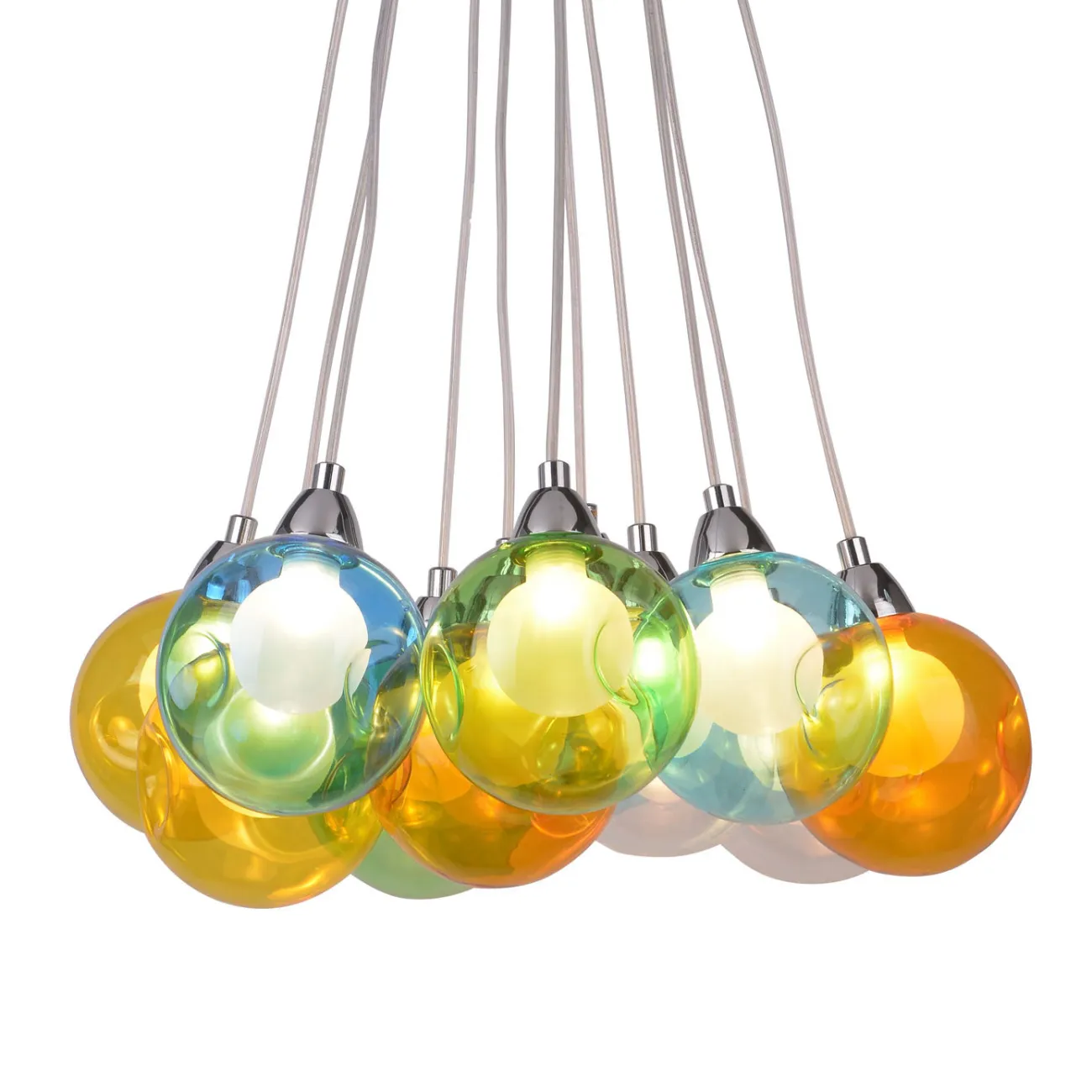 Люстра bocci 9 random pendant chandelier multi от LaLume