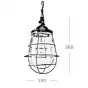 Люстра Glass Drop Cage Retro Color Light от LaLume